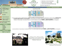 Tablet Screenshot of cadocheque.chateaux-france.com