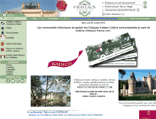 Tablet Screenshot of kadeos.chateaux-france.com